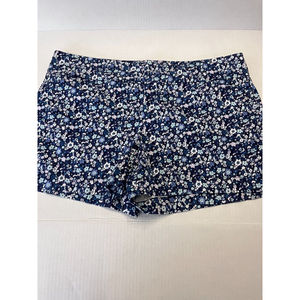 Calvin Klein Women's Shorts Blue Floral Print Size 14